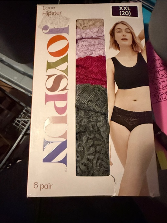 Joyspun Other - 💜Joyspun Hipster soft stretch Lace Panties 6Pack Size:XXL(20)